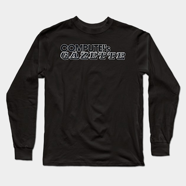 Compute's Gazette Long Sleeve T-Shirt by RetroZest